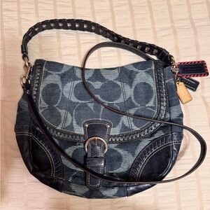 Vintage Coach denim purse. So nice!